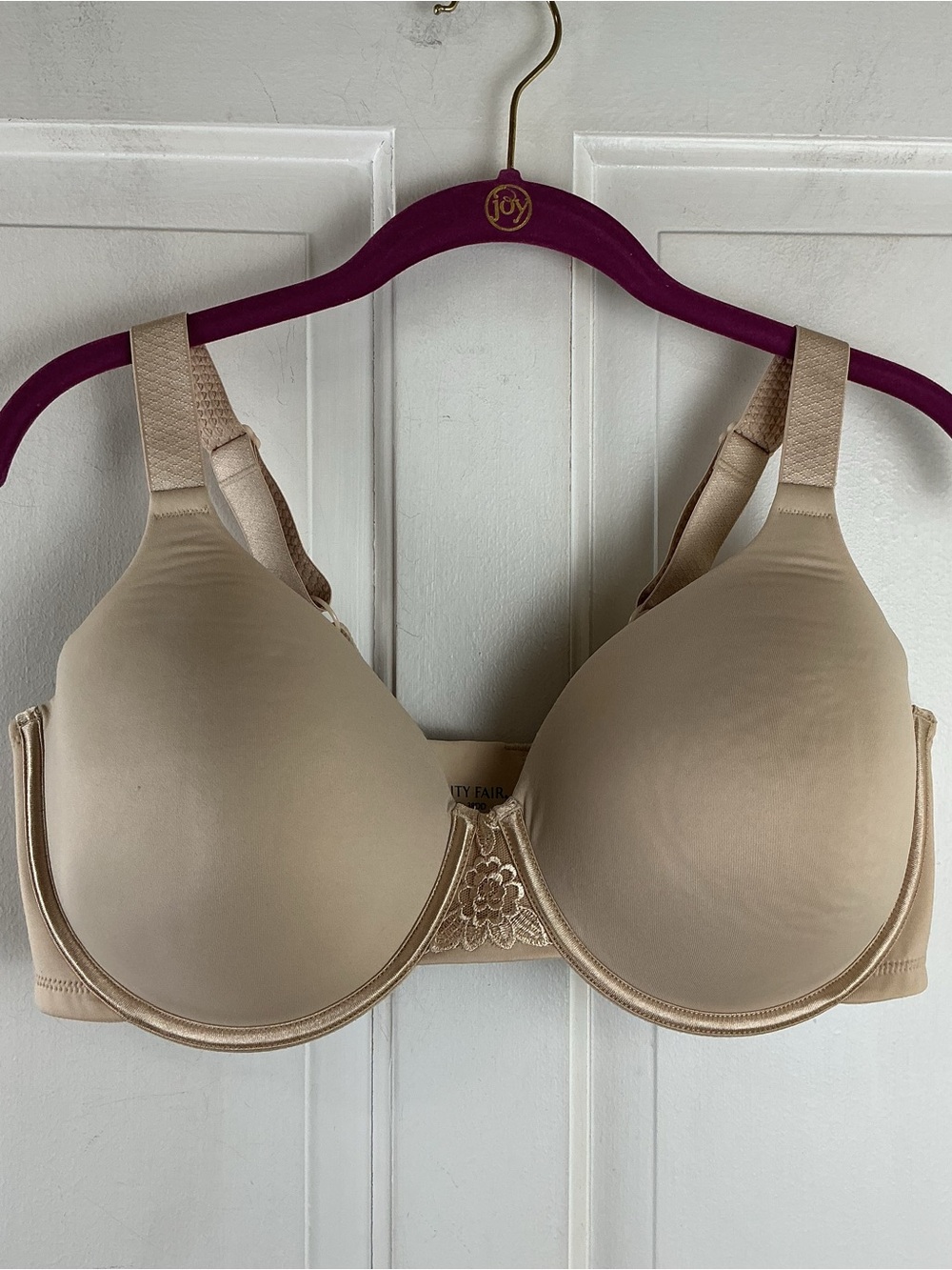 Vanity Fair Beauty Back Full Figure Smoothing Underwire Bra 38DD Ivory⁠